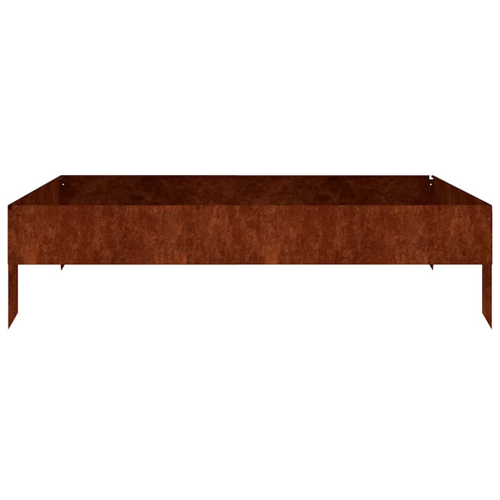 højbed 100x100x26 cm cortenstål