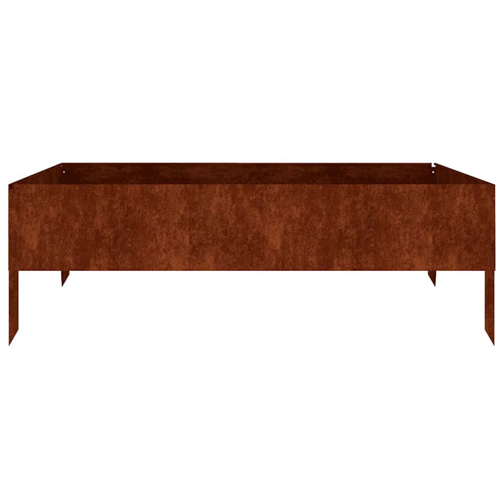 højbed 100x100x33,5 cm cortenstål