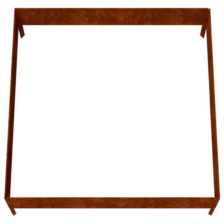 højbed 100x100x33,5 cm cortenstål