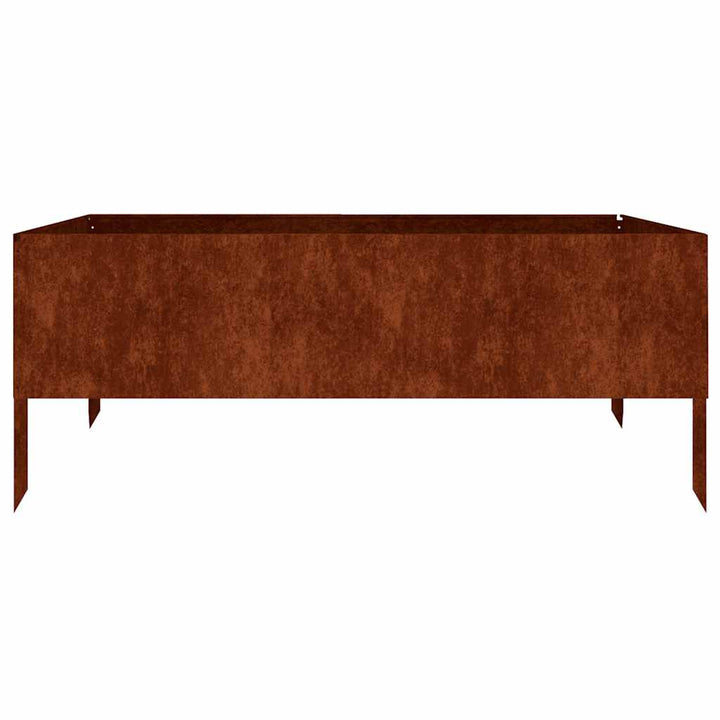 højbed 100x100x41 cm cortenstål