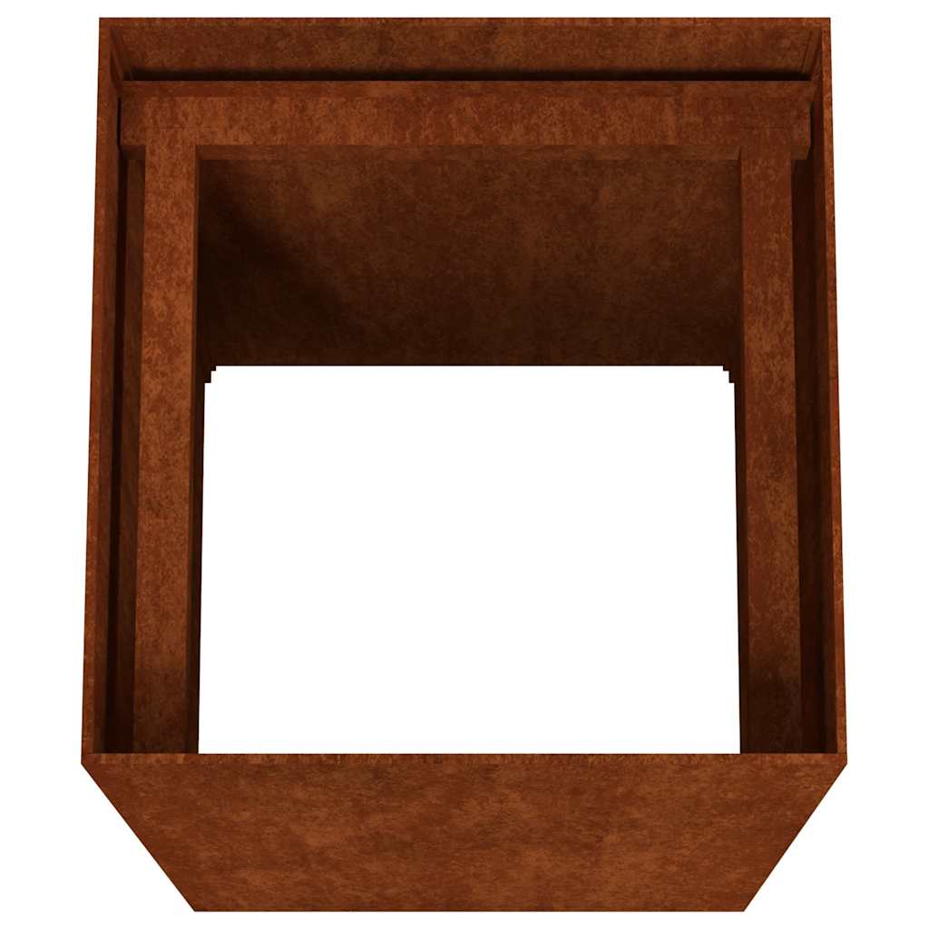 plantekrukke 40x40x80 cm cortenstål