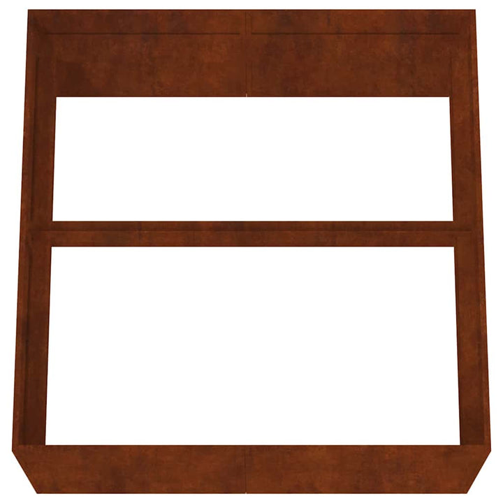 plantekasse 80x80x40 cm cortenstål