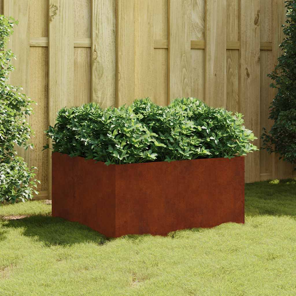 plantekasse 80x80x40 cm cortenstål
