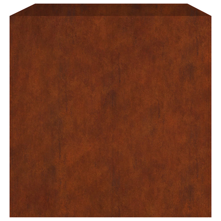 plantekasse 80x80x80 cm cortenstål