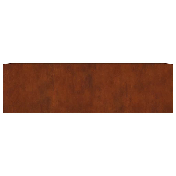 højbed 280x80x80 cm cortenstål