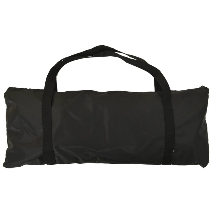 fodbold-rebounder 183x85x120 cm polyester sort og gul