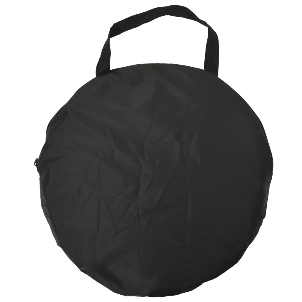fodboldnet med målhuller 120x80x80 cm polyester