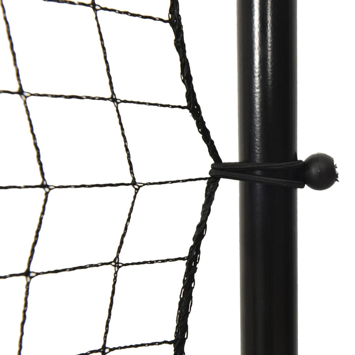 fodbold-rebounder 366x90x183 cm HDPE sort