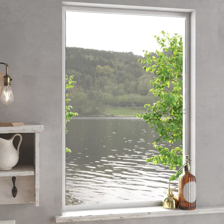 insektnet til vinduer 90x120 cm hvid