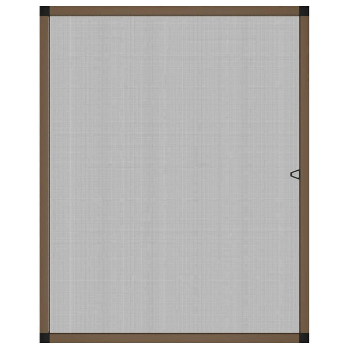 insektnet til vinduer 80x100 cm brun
