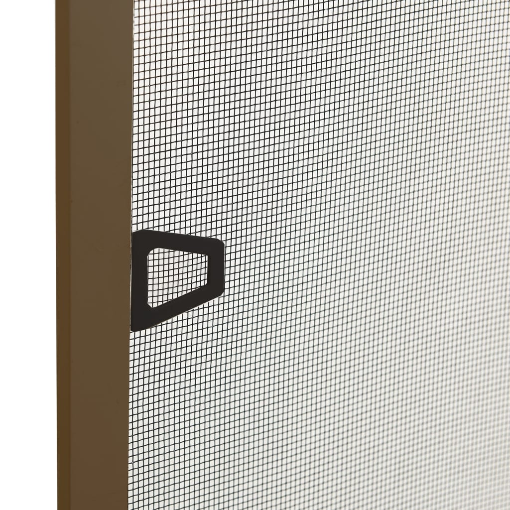 insektnet til vinduer 80x100 cm brun