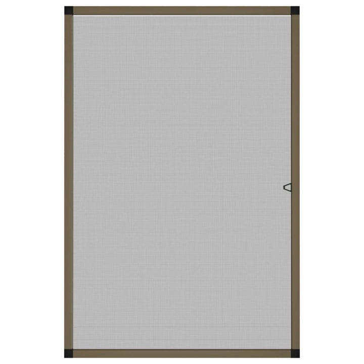 insektnet til vinduer 80x120 cm brun