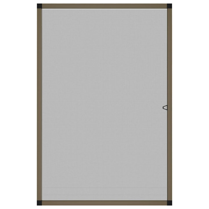insektnet til vinduer 90x120 cm brun