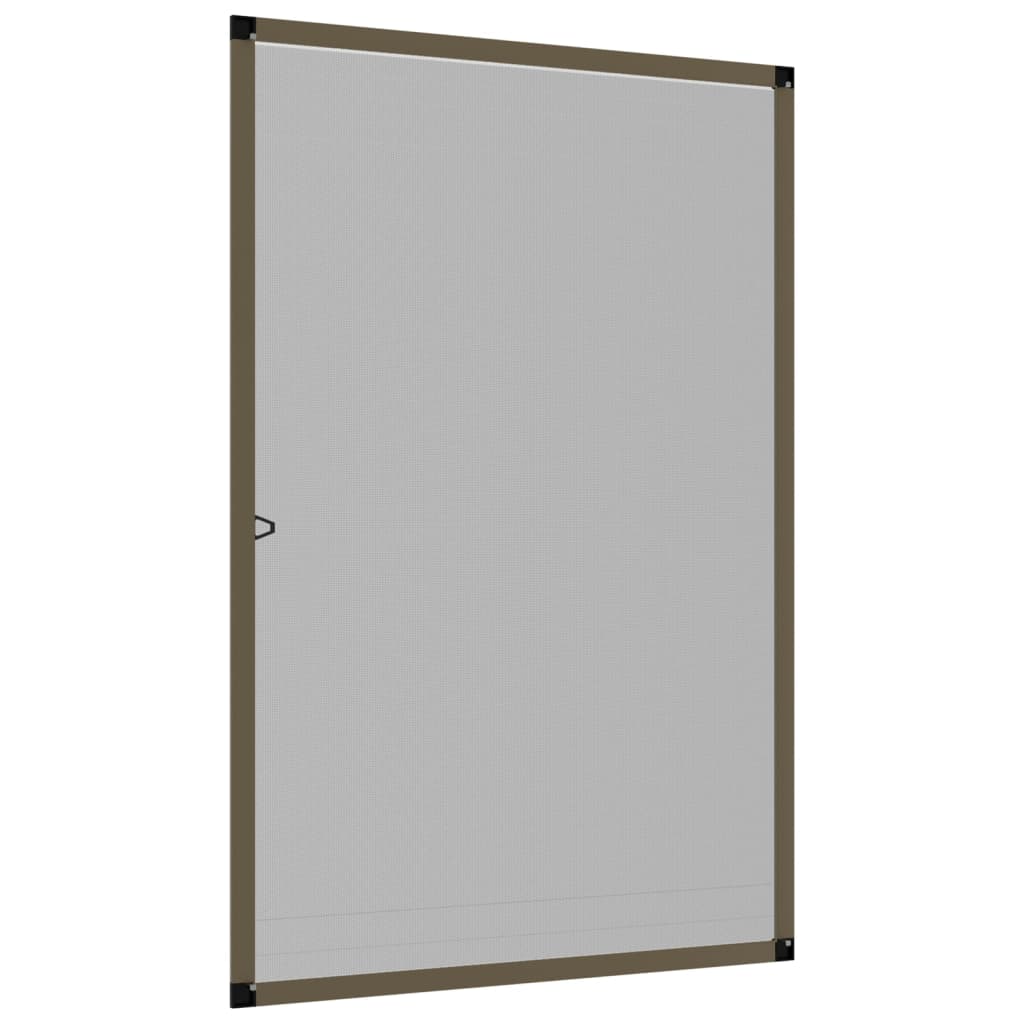 insektnet til vinduer 90x120 cm brun