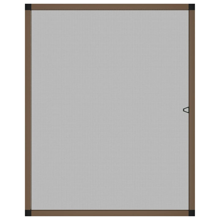 insektnet til vinduer 100x120 cm brun