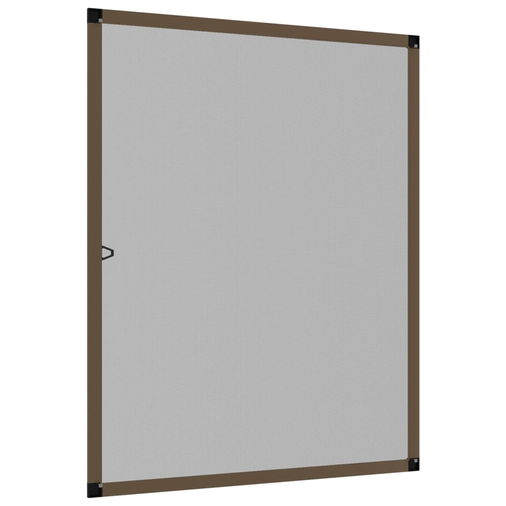 insektnet til vinduer 100x120 cm brun