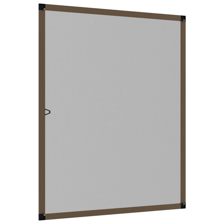 insektnet til vinduer 100x120 cm brun