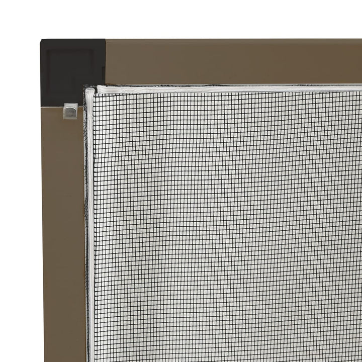 insektnet til vinduer 100x120 cm brun