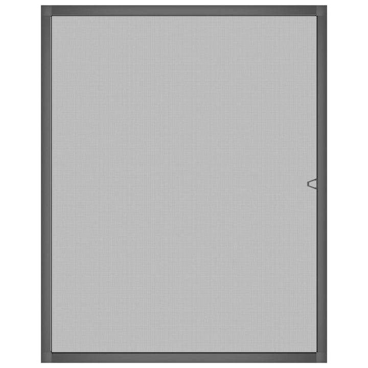 insektnet til vinduer 80x100 cm antracitgrå