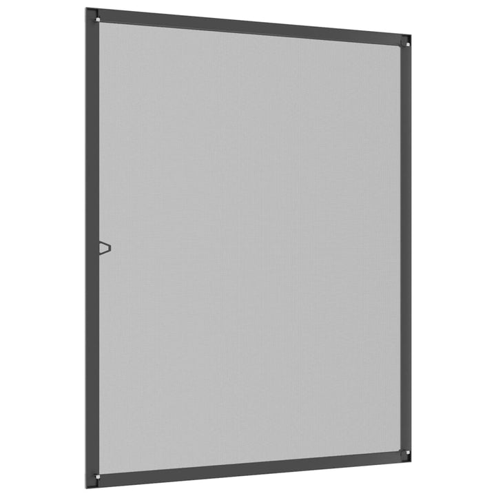 insektnet til vinduer 80x100 cm antracitgrå
