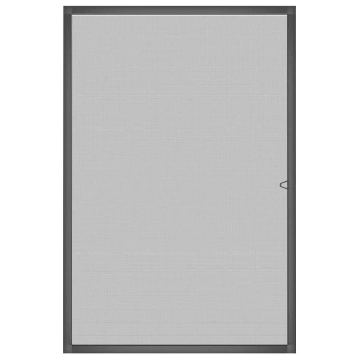 insektnet til vinduer 80x120 cm antracitgrå