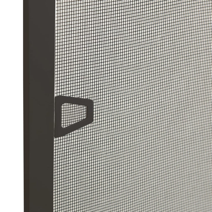 insektnet til vinduer 80x120 cm antracitgrå
