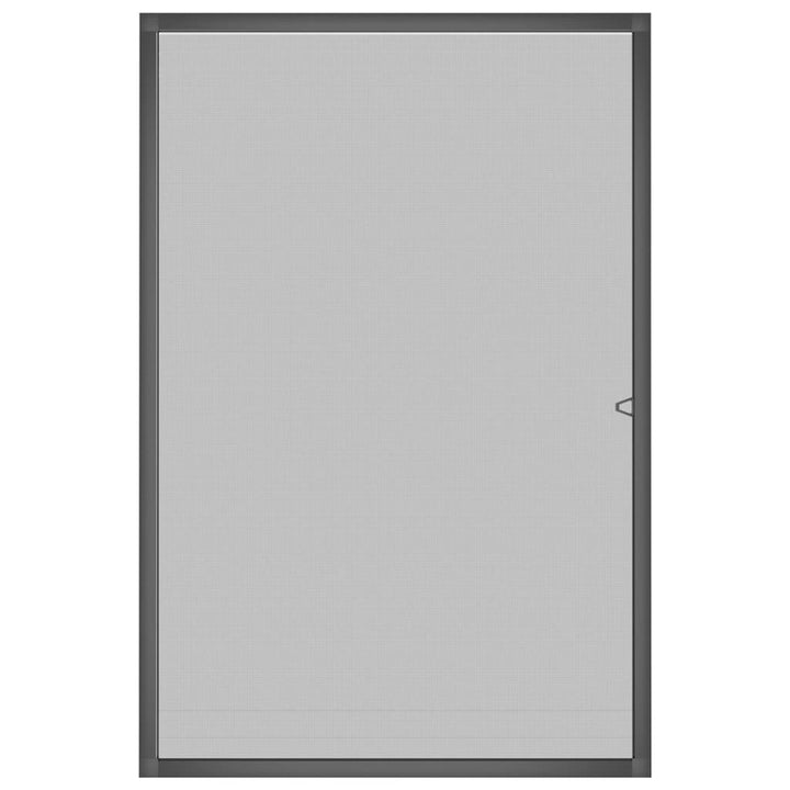insektnet til vinduer 90x120 cm antracitgrå