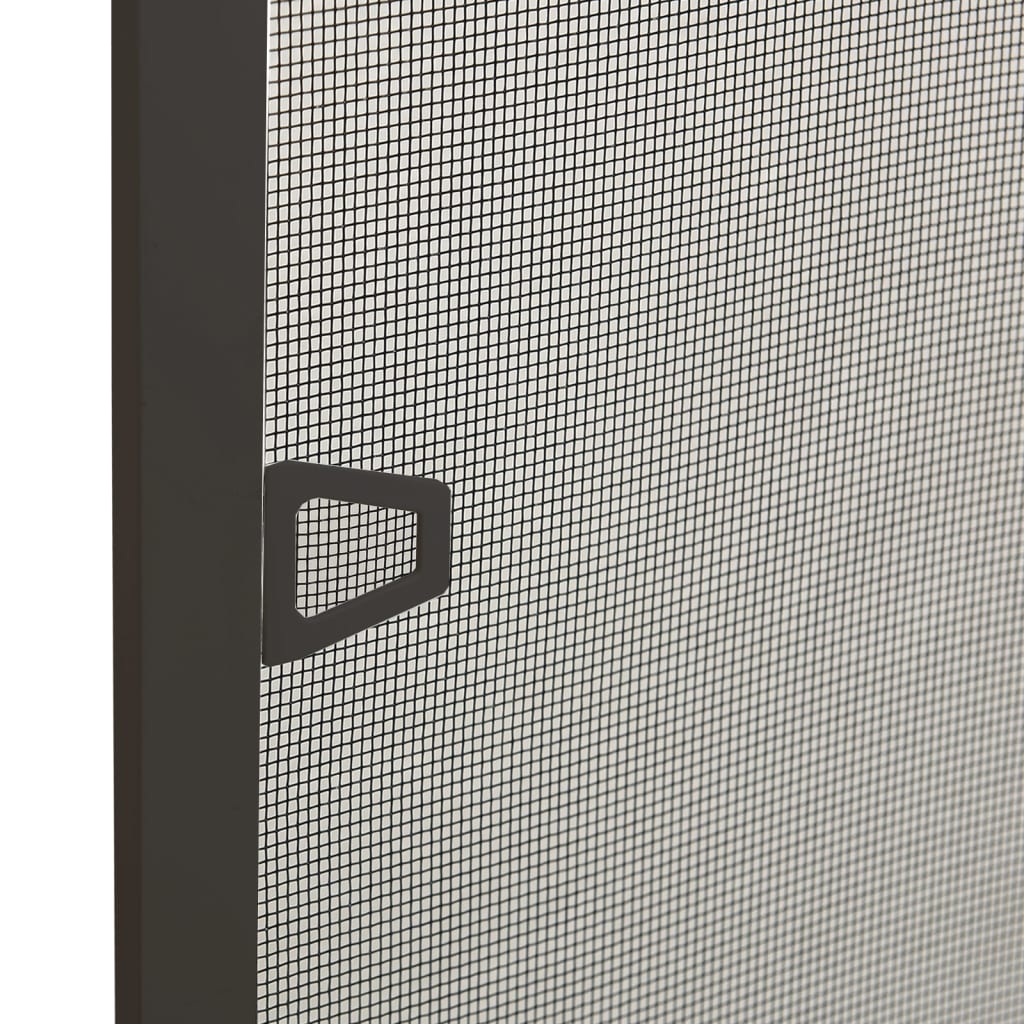 insektnet til vinduer 90x120 cm antracitgrå