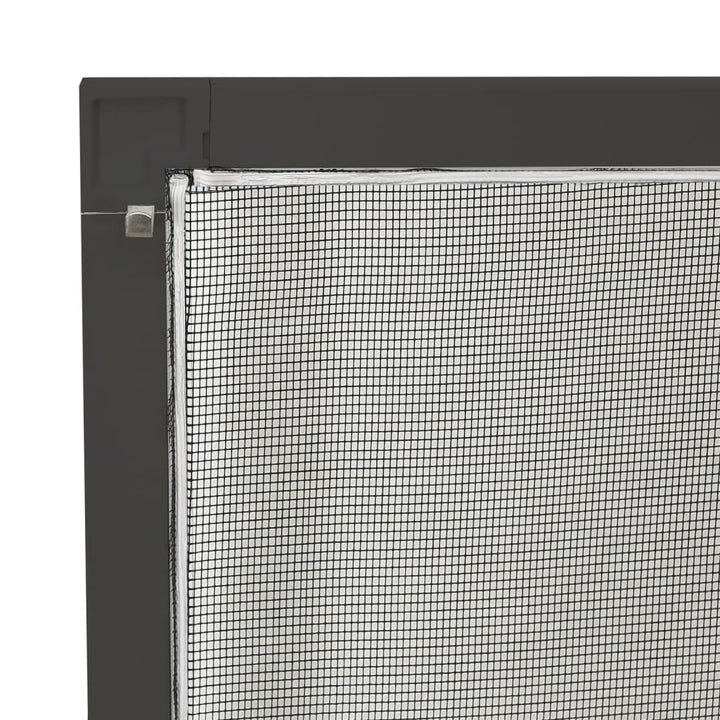 insektnet til vinduer 90x120 cm antracitgrå