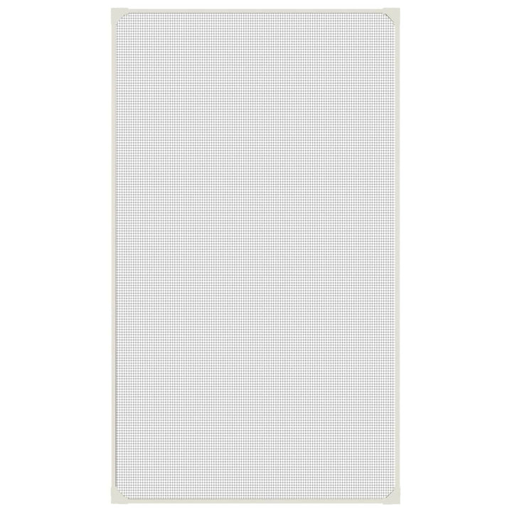 magnetisk insektnet til vinduer 80x140 cm hvid