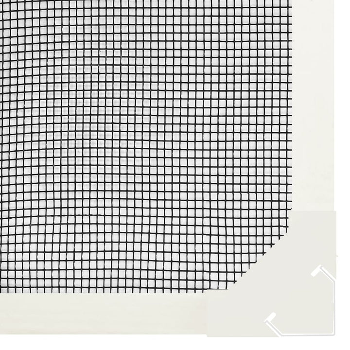 magnetisk insektnet til vinduer 80x120 cm hvid