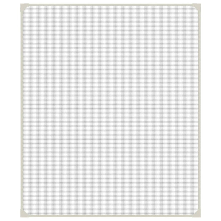 magnetisk insektnet til vinduer 100x120 cm hvid