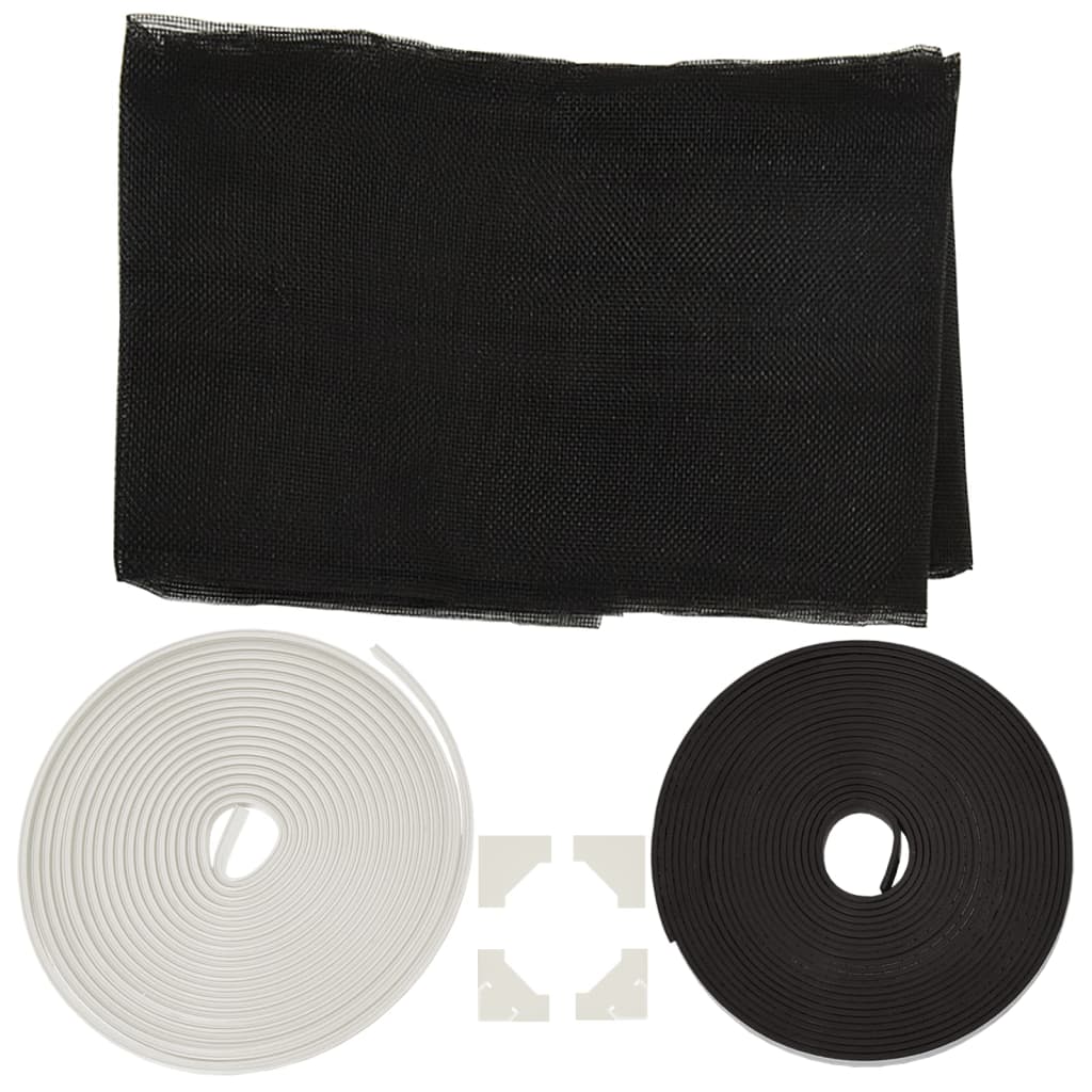 magnetisk insektnet til vinduer 100x120 cm hvid