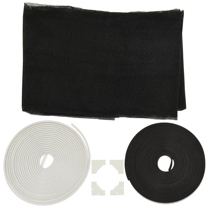 magnetisk insektnet til vinduer 120x140 cm hvid