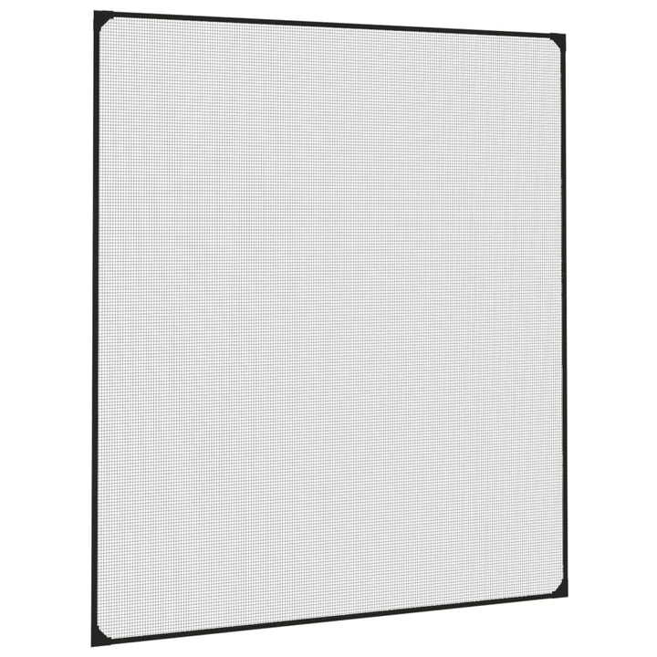 magnetisk insektnet til vinduer 120x140 cm antracitgrå