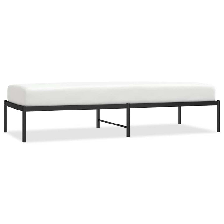 sengeramme 75x190 cm metal sort