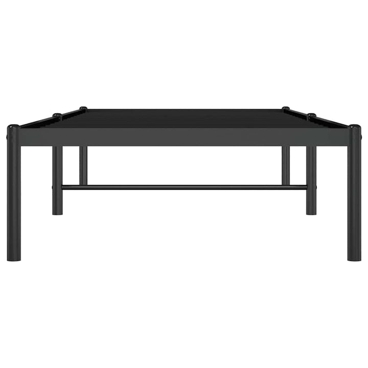 sengeramme 75x190 cm metal sort