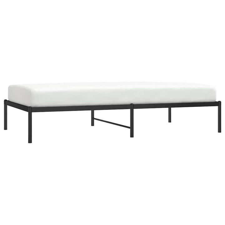 sengeramme 100x190 cm metal sort