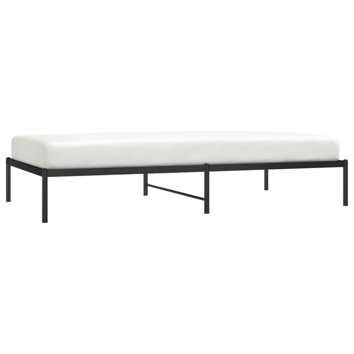 sengeramme 107x203 cm metal sort