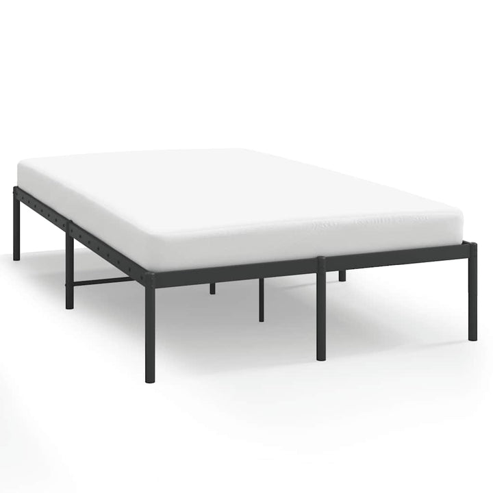 sengeramme 135x190 cm metal sort