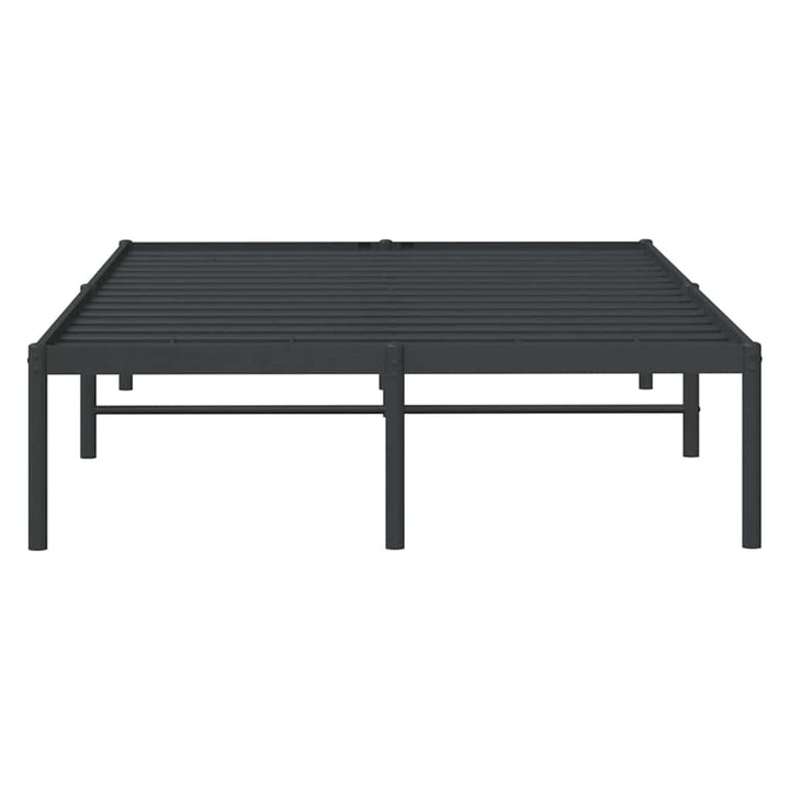 sengeramme 135x190 cm metal sort