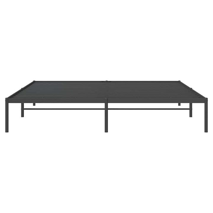 sengeramme 180x200 cm metal sort