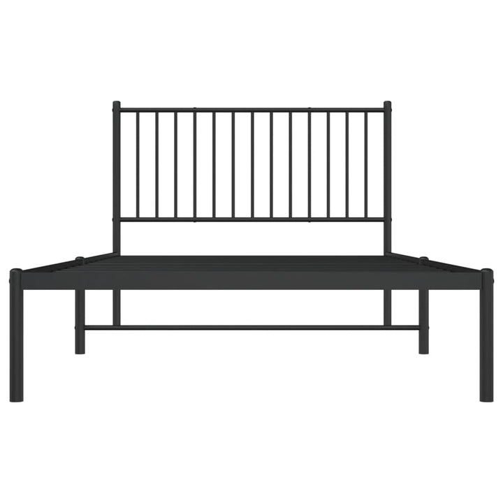 sengeramme med sengegavl 107x203 cm metal sort