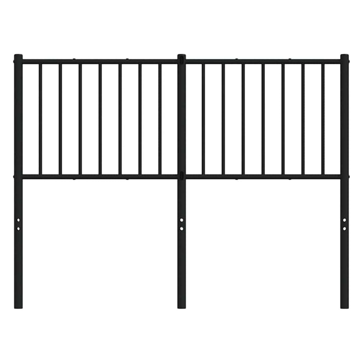 udskiftningsgavl 120 cm metal sort
