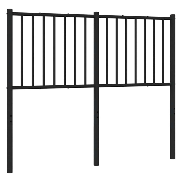 udskiftningsgavl 120 cm metal sort
