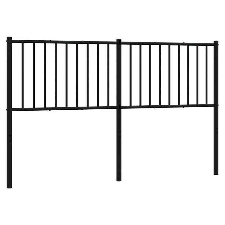udskiftningsgavl 160 cm metal sort