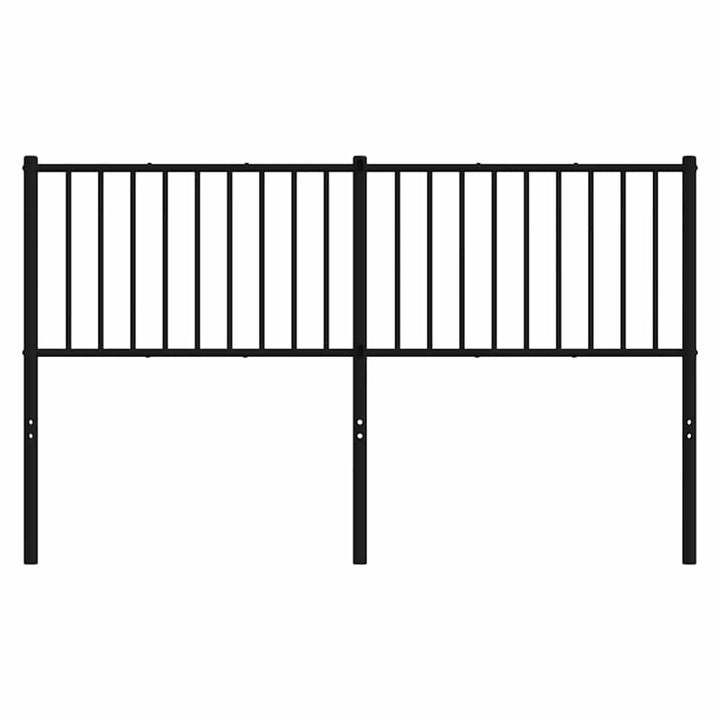 udskiftningsgavl 160 cm metal sort