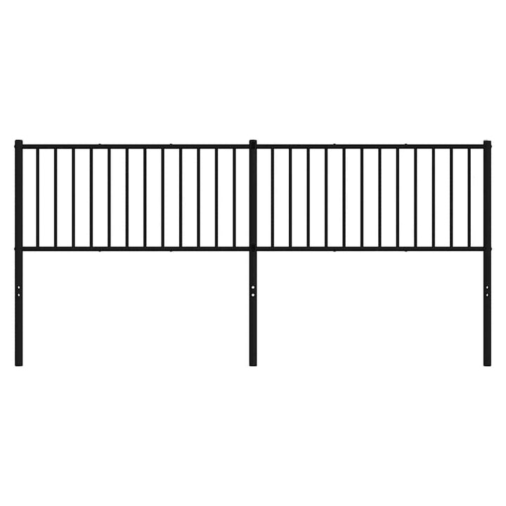 udskiftningsgavl 193 cm metal sort
