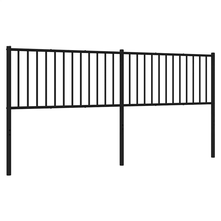 udskiftningsgavl 193 cm metal sort