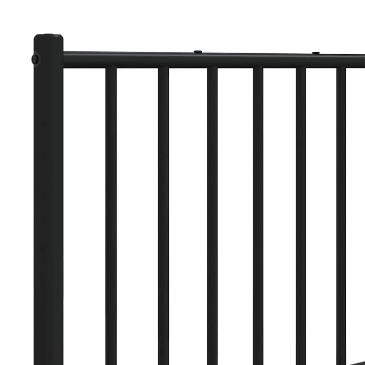 udskiftningsgavl 193 cm metal sort